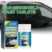Jwputqe Car Windshield Cleaning Sheet Car Glass Rearview Mirror Cleaning Oil Stains Defogging Cleaner
